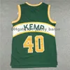 NBA Retro Sonic Kevin Durant Basquete Jersey Gary Payton Shawn Kemp Equipe EUA Verde Vermelho Branco Preto Tamanho