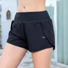 Damen Sommersport Schnelltrocknende Shorts Laufen Fitness Yoga Shorts 220802