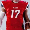 Nik1 Custom Liberty Flames Football Jersey NCAA College 23 Frankie Hickson 11 Antonio Gandy-Golden 5 DJ Stubbs 2 Kevin Shaa 23 Rashad Jennings 86