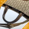 2024 Totes Women casual totes bags fashion leisure big chains handbags large capacity luxurys designer canvas leather hasp soft Crossbody without