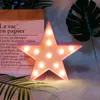 Lumières nocturnes beaux nuages ​​étoiles LED 3D Light Kids Gift Touet pour bébé enfants Chambre de chambre à coucher Lampe de toilette Décoration de Lights intérieure