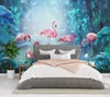 Fond d'écran 3D Mural Stéréoscopique Creative Animal pour salon Chambre à coucher TV Fond d'arrière-plan Décor peinture Fond d'écran Papel de Pardure