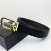 Fashion Classic Men Designer Belts Womens Mens Casual Letter Smooth Buckle Belt Width 3.4cm With box SIZE 100-125CM