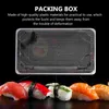 Confezioni regalo Pz Pratico Sushi Box Contenitore per alimenti portatile Scatola di imballaggio usa e gettaGift