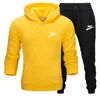 2022 Men's Clothing Women's Brand Tracksuit Winter Hoodie Sets Jogging Sweatpants Fleece Jogger Suit Sweatshirt Pullover Fashion S-3XL