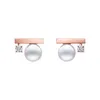 Stud Balance Bar Pearls Statement Earrings For Women Teens Luxury Quality Jewelry Ins Korea Design Chokers Girls Christmas Gift Moni22