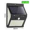 LED Solar Light Outdoor Lamp with Motion Sensor Wall Lamps Waterproof Sunlight Powered for Garden Decoration 25/100/144/212/300LEDS