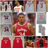 Mit88 Ohio State Buckeyes Stitched College Maglia da basket Musa Jallow Daniel Luther Muhammad Duane Washington Justin Ahrens Jaedon LaDee