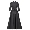 Church Dress for Women Pencil Bodycon Maxi Dress Elegant Priest Clergy Dresses with Tab Insert Collar212k