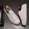 Business Wedding Oxford Party Classic Shoes Fashion White Vulcanized Inchave Leather Sneakers comoda Moca