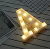 Luci notturne con alfabeto inglese, luce a forma di LED, luce notturna per matrimoni