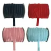 50 meter 38 "10 mm Velvet lint Wedding Party Decoratie Handgemaakt cadeau Wikkel Haar BOWS DIY Kerstmis Y201020