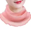 Fashion Face Cover Masks Scarves Women Silk Bib Neck Sun Protection Hanging Ear Veil Summer Scarf Mesh Headband