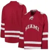 Uf Tage NCAA Miami Ohio Üniversitesi Red Hawks Hokey Jersey Nakış Dikişli veya Özel herhangi bir isim veya numara Retro Jersey