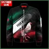 PLstar Cosmos Beautiful Rooster 3D Stampa Moda Uomo Bomber Hip Hop Unisex Casual Giacca a vento Drop R23 220706