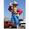 giant funny character inflatable cowboy figure for party event parade decoration,custom cartoon shape