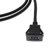 Bilarrangör Högkvalitativ USB3.0 Förlängning Flush Mount Cable Dashboard Kit Square 1MCar