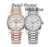 Watchsc- 41 mm automatisch horloge met doos heren dames roestvrijstalen waterdichte lichtgevende horloges 001
