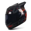 Motorcycle Helmets Helmet, Full Face Covering, Warm, Suitable For All Seasons, Both Men And Women, Personality Cool Horn Helmet