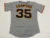 Baseball Jersey Matt Chapman Thairo Estrada LaMonte Wade Jr Michael Conforto Mike Yastrzemski Brandon Crawford Logan Webb Mays Bonds Buster Posey Tim Lincecum LEE