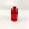 Latest Cool Smoking Colorful Aluminum Cylindrical Cracker Multifunctional Double Tube Bottle Opener Pollen Press Cream Whipper Dispenser Cigarette Holder Tool