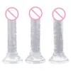 sexy Toys For Women Realistic Silicone Dildo Jelly With Thick Glans Real Dong Powerful Suction Cup Stiff Cock Beauty Items