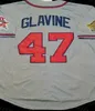 1995 Atlanta WS Retro Baseball Jerseys Chipper Jones John Smoltz Bobby Cox Javy Lopez David Justice Tom Glavine John Rocker Maddux STEVE AVERY Ronald Acuna Jr.