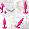 NXY vibratori controllo musicale vibratore Bluetooth APP butt plug video massaggio anale prostatico remoto figa giocattoli del sesso prodotto adulto 220427