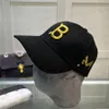 Modebollkepsar Designer Klassiska Baseballkeps Letter Hattar för män Kvinnor Unisex Finns i 2 färger