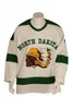 C2604 Mit North Dakota Fighting Sioux 3 Tucker Poolman 7 TJ Oshie 9 Jonathan Toews 11 Zach Parise 16 Brock Boeser Maglie da hockey cucite al 100% da uomo