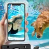 Bolsa de teléfono celular de PVC de nivel IPX8 IPX8 Bolsa de teléfono móvil Clear Universal Clear Pouche para natación Buceo Agua Sports Case