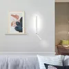 Tokili Hard-Wired Lamp Nordic Bedroom Decor Linear Bedside Sconce Wall Light for Home Living Room Surface Mounted Soffa Bakgrund Luminaire AC220-240V