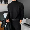 Herrtröjor IEFB Casual Men's Korean Loose Pullover Lightweight Kinttwear Top 220823