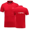 Erkek Polos 2022 Yaz Kısa Kollu Homme Yüksek Kaliteli Pamuk Moda Opel Logo Baskı Gömlek Rahat Iş Camisa