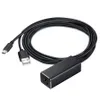 Micro USB20 إلى RJ45 Ethernet Cable Adapter 10100MBPS CARDT FIR