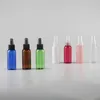 50ml cor vazia cor pequena névoa frasco de plástico, 1.7oz mini perfume recarregável recipiente de cosmético spray garrafa