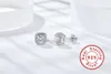 Stud Trendy 925 Kolczyki z kroplami srebrnymi dla kobiet Mossanite Diamond Fashion Wedding Biżuter