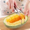 Juchiva Couteau à trancher la pastèque en acier inoxydable 304, outils pour fruits et légumes, accessoires de cuisine, Gadgets