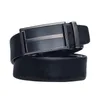 Ремни Hi-Tie Brand Belt Men Black Leather для джинсов мужской брюк для брюк.