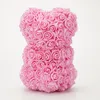 Valentines Day Gift 25cm Rose Teddy Bear From Flowers Bear With Flowers Red Rose Bear 220815