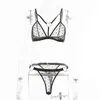 2-teiliges Set für Damen, sexy Leopardenmuster, Push-Up-BH, Tanga, zweiteilige erotische Dessous, Polyester, Babydoll-Unterwäsche, L220727