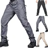 Hommes technique coupe-vent militaire pantalon Cargo coupe décontractée pantalon assaut extérieur randonnée Sport Streetwear pantalon de survêtement 220330