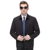 Мужские куртки плюс размер 8xl 7xl 6xl Business Casual мужская куртка весна осень мужской классический стиль среднего возраста отца, загруженная мужчина