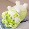 Niedliche kreative Hinterteile Kohl Shiba Inu Hund Japan Gemüse Hund Plüschtiere Wurfkissen Gefüllte Tier Sofa Kissen Weihnachtsgeschenk G220322