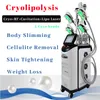 Cryo Slimming Machine Cryotherapy Vacuum Treatment Fat Dissolving 40k Cavitation Body Reshaping Equipment 5 Freezing Heads