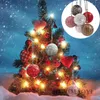 Interior Decorations Bling Diamond Crystal Ball Christmas Xmas Tree Car Pendant Decoration Rear View Mirror Hanging Ornament Gift Automotive