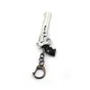 Keychain Metal Alloy Gun Toy Pendant Clé Sac Anneau Charme Clean Chain Game Jewelry4250226