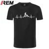 REM RIUKA MOINDBEAT PŁYNNY MTB Dirt Bike T Shirt Plus Size Niestandardowe krótkie rękawie męskie koszulka mody bawełna 220513