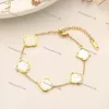 4 Color Designer Clover Bracelet 2022 Gold Lucky Love Bracelet Expend Glory Riches Fashion Design Women Wedding Party Bracelet Gift