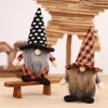 Party Supplies Halloween Gnome Decorations Handmade Elf Plush Doll for Home Bar Decor Household Ornaments Kids Gifts PHJK2208